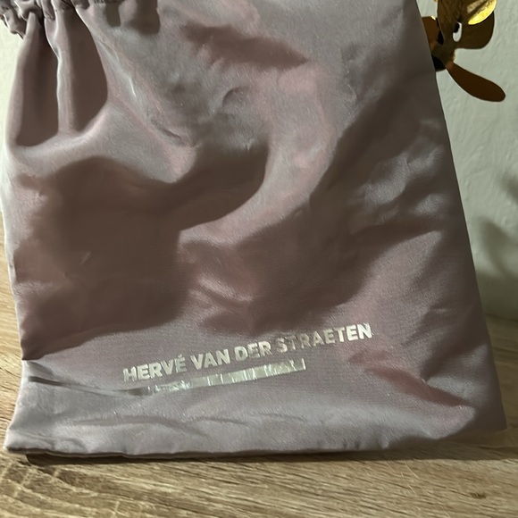 Gold Leaf Coral Necklace with Black Cord - Picture 8 of 8